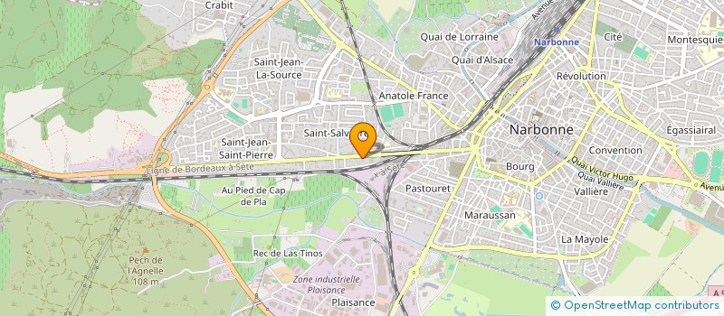 localisation de l'entreprise TECKMUSIC à NARBONNE