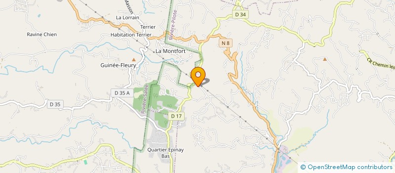 localisation de l'entreprise TECKNI GOM  RIVIERE-PILOTE