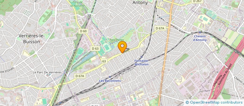 localisation de l'entreprise TECKNIBAT à ANTONY