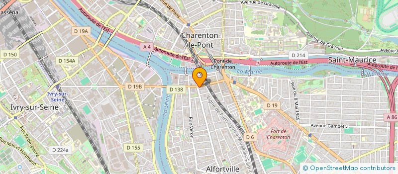 localisation de l'entreprise TECKNIBAT IVRY NEGOCE à ALFORTVILLE