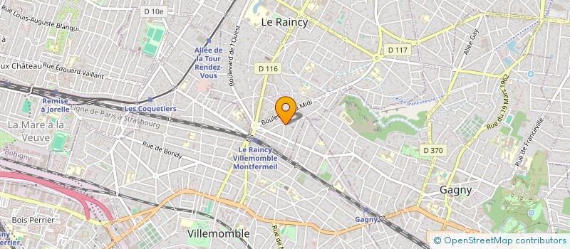 localisation de l'entreprise TECKNING à LE RAINCY