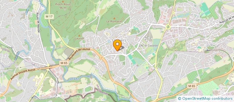 localisation de l'entreprise TECKNO  CLAPIERS