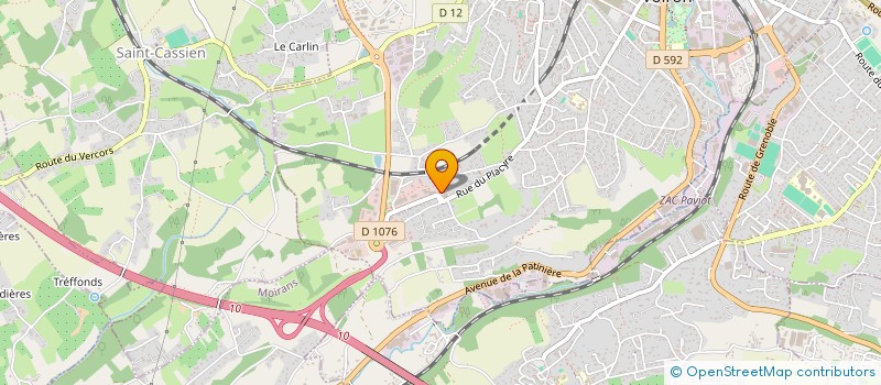 localisation de l'entreprise TECKNOWMETRIX SAS à VOIRON