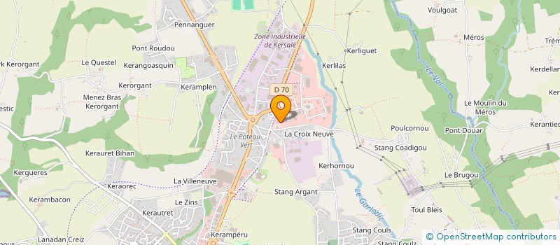 localisation de l'entreprise TECKTO  CONCARNEAU