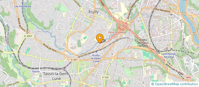 localisation de l'entreprise TECLIS à TASSIN-LA-DEMI-LUNE