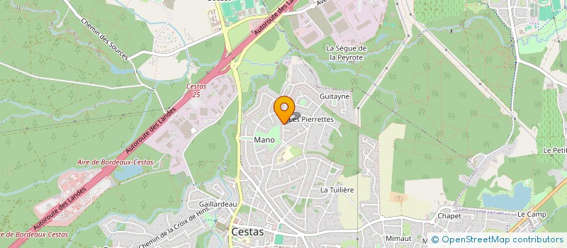 localisation de l'entreprise TECLYA  CESTAS