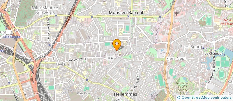 localisation de l'entreprise TECM DIFFUSION  MONS-EN-BAROEUL