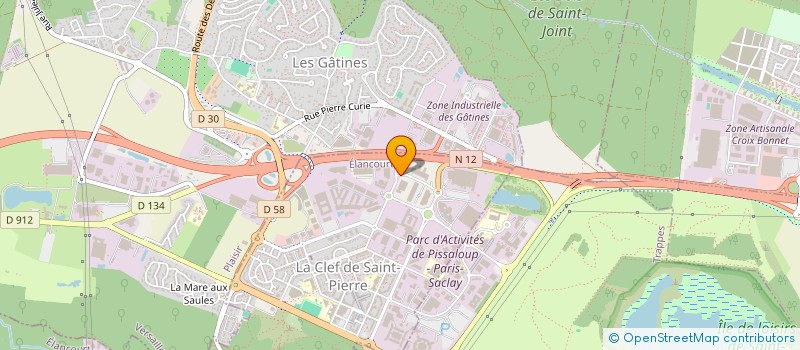 localisation de l'entreprise TECMATEL ADHESIVE TECHNOLOGY  ELANCOURT