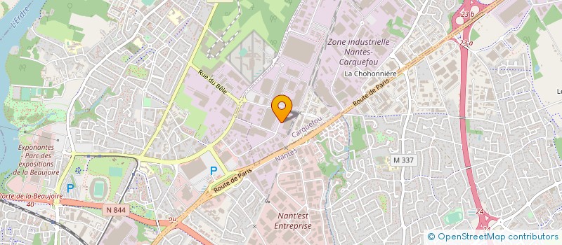 localisation de l'entreprise TECMECA à CARQUEFOU
