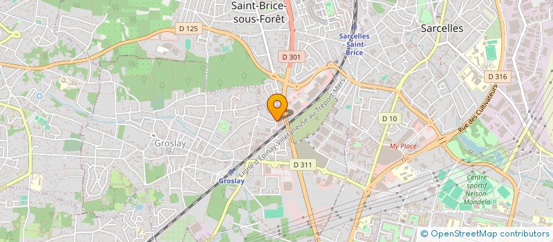 localisation de l'entreprise TECMICOPTIC à GROSLAY