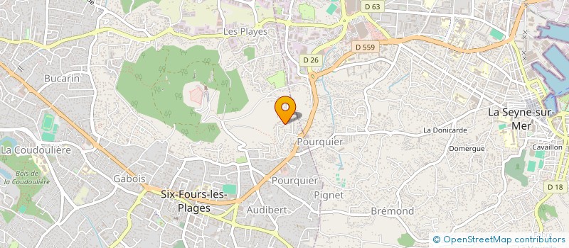 localisation de l'entreprise TECMMA INGENIERIE à SIX-FOURS-LES-PLAGES