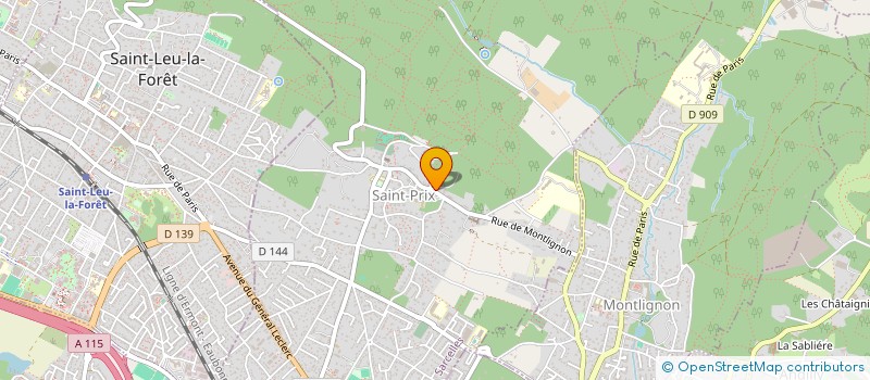 localisation de l'entreprise TECMOSA SAS à SAINT-PRIX