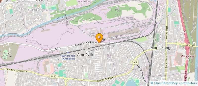 localisation de l'entreprise TECNACEM à AMNEVILLE