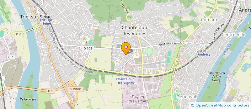 localisation de l'entreprise TECNAFIX  CHANTELOUP-LES-VIGNES
