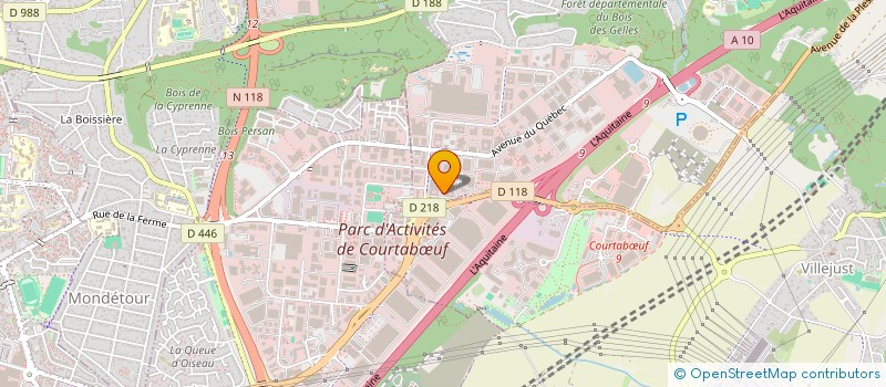 localisation de l'entreprise TECNALOG à VILLEBON-SUR-YVETTE