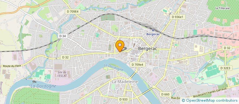 localisation de l'entreprise TECNAM à BERGERAC