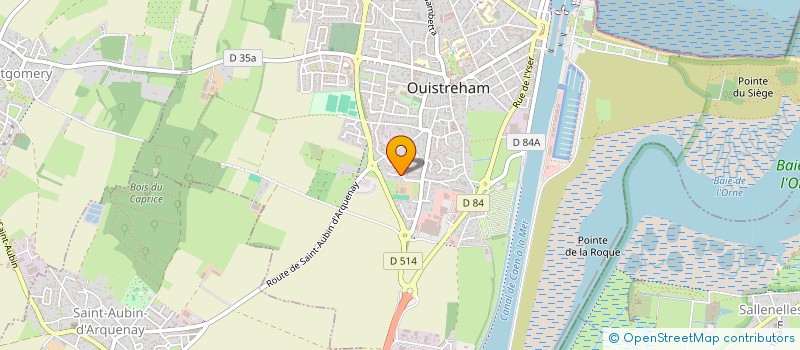 localisation de l'entreprise TECND  OUISTREHAM