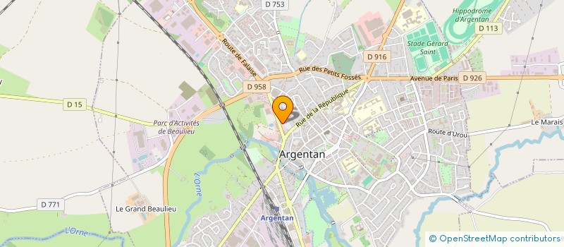 localisation de l'entreprise TECNET ARGENTAN à ARGENTAN