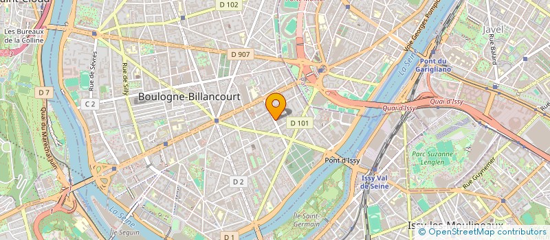 localisation de l'entreprise TECNI CAR MUSIC à BOULOGNE-BILLANCOURT