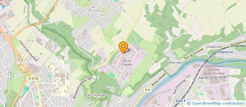 localisation de l'entreprise TECNI'FLO à ENNERY