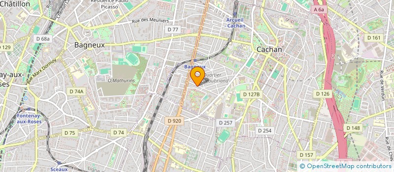 localisation de l'entreprise TECNIC'FORMATION à CACHAN
