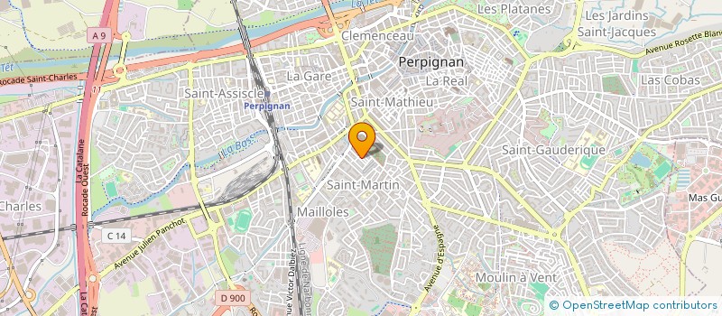 localisation de l'entreprise TECNIC PEINTURE  PERPIGNAN