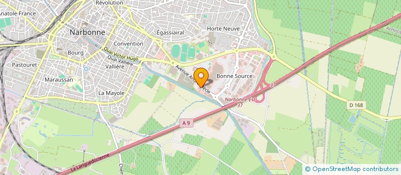 localisation de l'entreprise TECNICA D'OC  NARBONNE