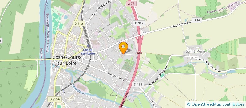 localisation de l'entreprise TECNICAP à COSNE-COURS-SUR-LOIRE