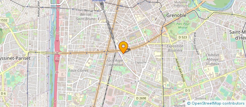 localisation de l'entreprise TECNICARBURATION à GRENOBLE