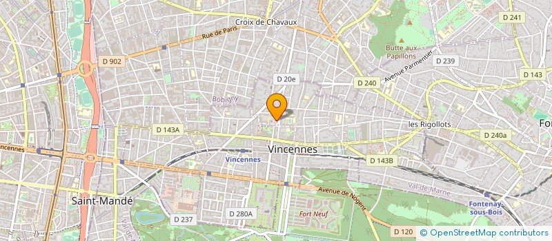 localisation de l'entreprise TECNICAT SERVICES à VINCENNES