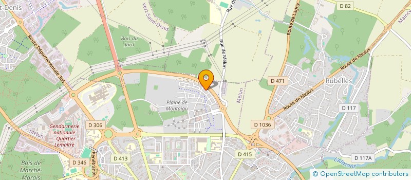 localisation de l'entreprise TECNICLIM à MELUN