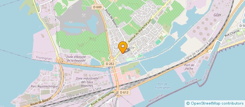 localisation de l'entreprise TECNIDALLAGE à FRONTIGNAN