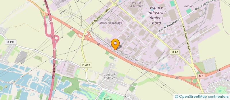 localisation de l'entreprise TECNIPLAST  AMIENS
