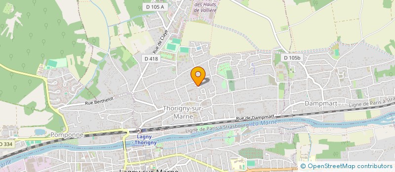 localisation de l'entreprise TECNIPLOMB à THORIGNY-SUR-MARNE