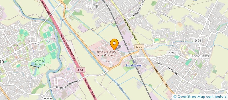 localisation de l'entreprise TECNISOL  ESCALQUENS