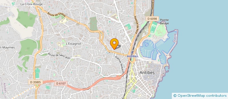 localisation de l'entreprise TECNO POOL  ANTIBES