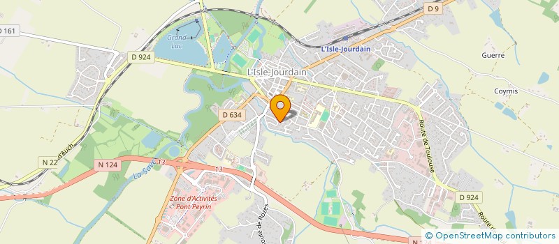 localisation de l'entreprise TECNOID à L'ISLE-JOURDAIN