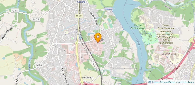 localisation de l'entreprise TECNOLAND à LA CHAPELLE-SUR-ERDRE