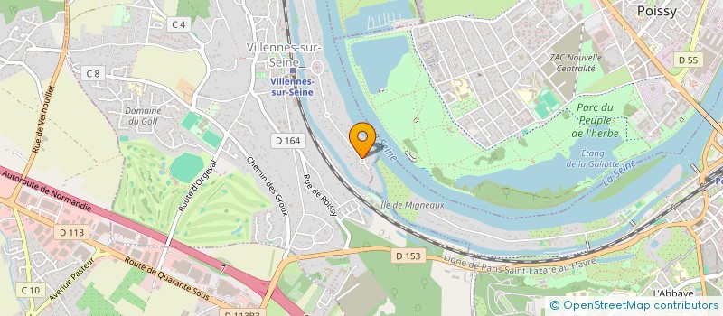 localisation de l'entreprise TECNOPAC EMBALLAGES à VILLENNES-SUR-SEINE