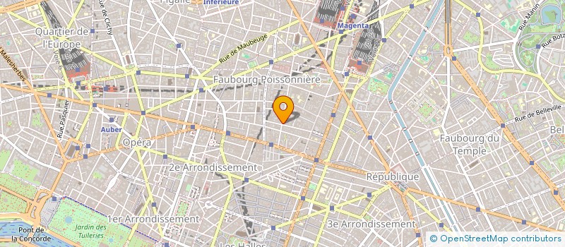 localisation de l'entreprise TECNOPOLE à PARIS