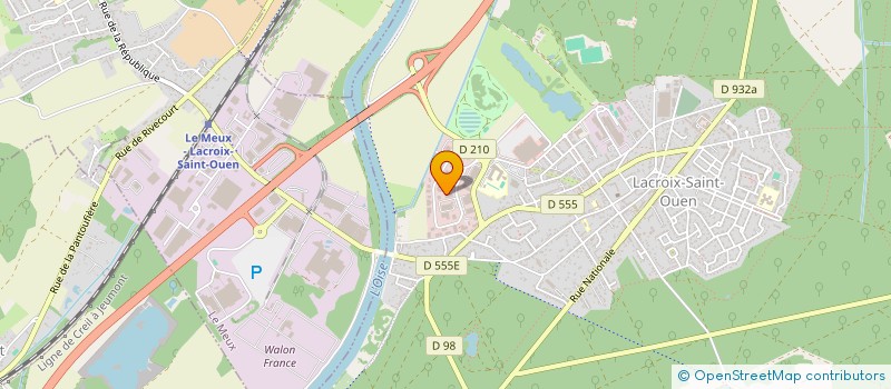 localisation de l'entreprise TECNOR  LACROIX-SAINT-OUEN