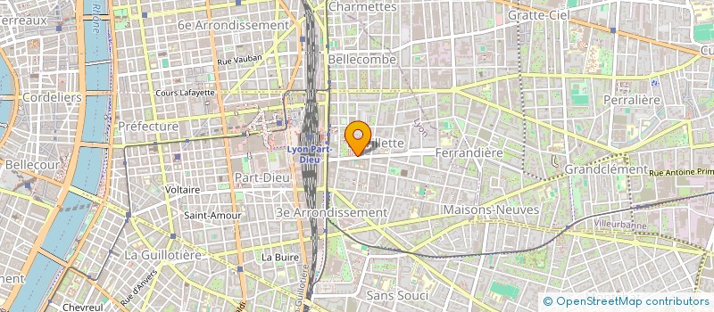 localisation de l'entreprise TECNOTRANS à LYON