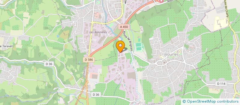 localisation de l'entreprise TECNYX  VOURLES