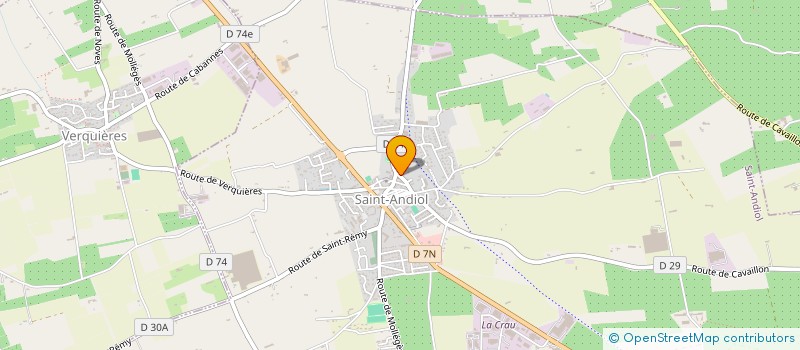 localisation de l'entreprise TECO PACK à VERQUIERES