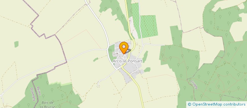 localisation de l'entreprise TECO2 TP à ARCIS-LE-PONSART
