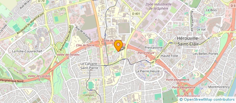 localisation de l'entreprise TECOBAT à CAEN