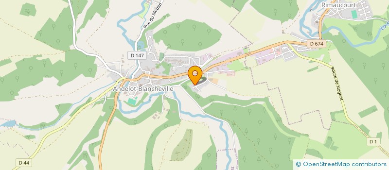 localisation de l'entreprise TECOM à ANDELOT-BLANCHEVILLE