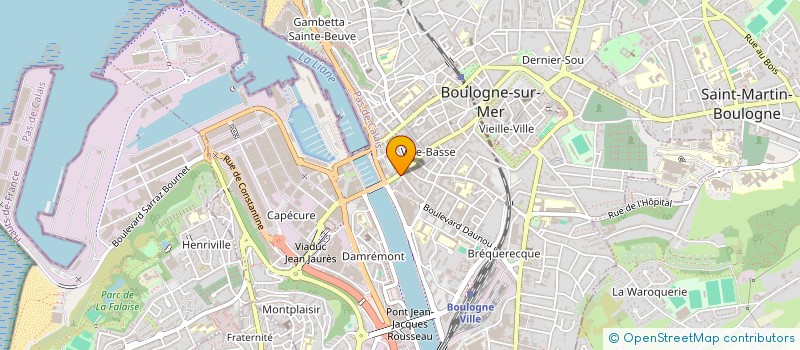 localisation de l'entreprise TECS IMMOBILIER  BOULOGNE-SUR-MER