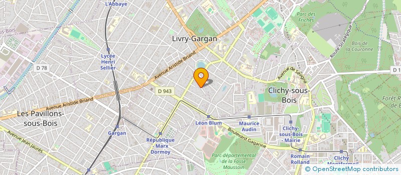 localisation de l'entreprise TECSAT à LIVRY-GARGAN