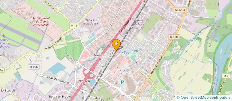 localisation de l'entreprise TECSO TECHNIQUES SECOND OEUVRE à PORTET-SUR-GARONNE